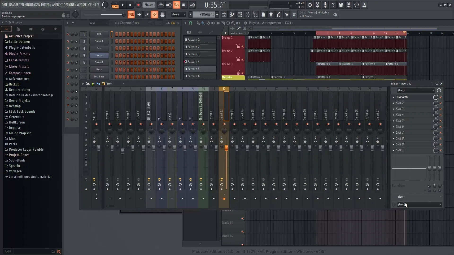 FL Studio 21: Tutorial LuxeVerb - Efeitos de reverberação perfeitos para a sua música
