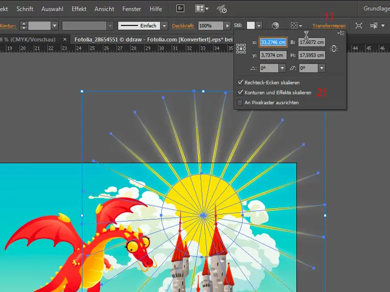 Tipps &amp; Tricks zu Adobe Illustrator: Skalieren von Effekten und Konturen