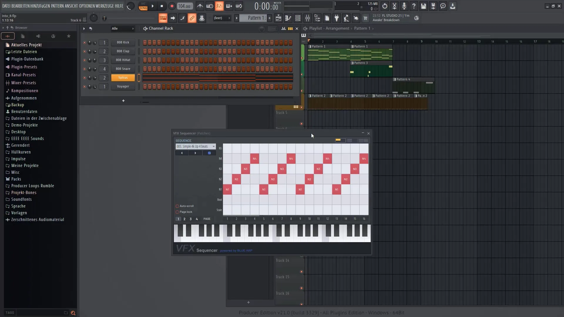 FL Studio 21: VFX 시퀀서를 사용한 효과적인 사운드 디자인