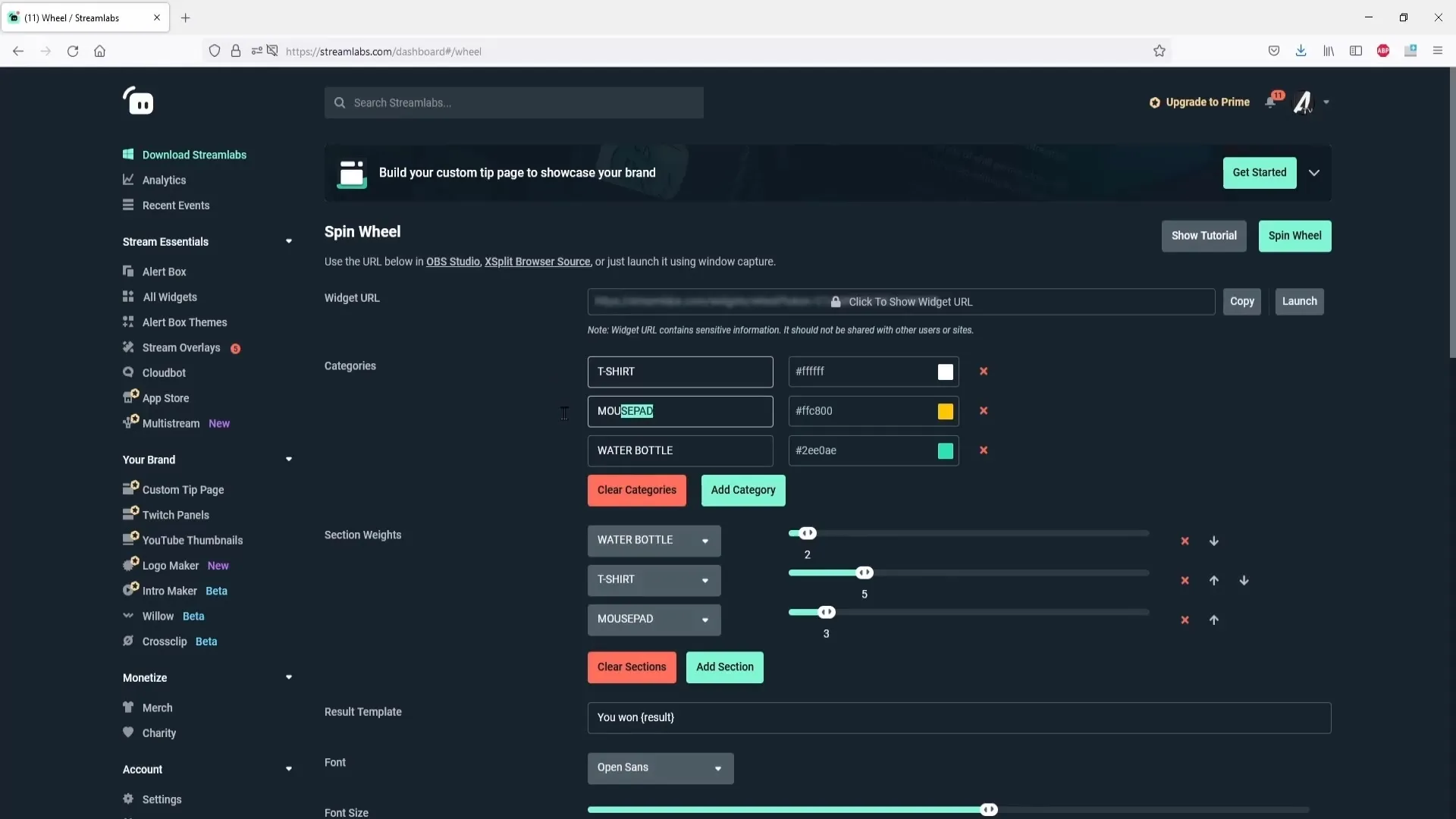 Configurar la ruleta de la suerte en Streamlabs - Aumentar la interacción Configurar la ruleta en Streamlabs - Aumentar la interacción
