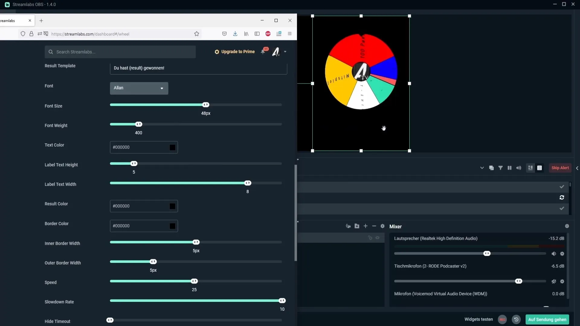 Configurar la ruleta de la suerte en Streamlabs - Aumentar la interacción Configurar la rueda de la fortuna en Streamlabs – Aumentar la interacción
