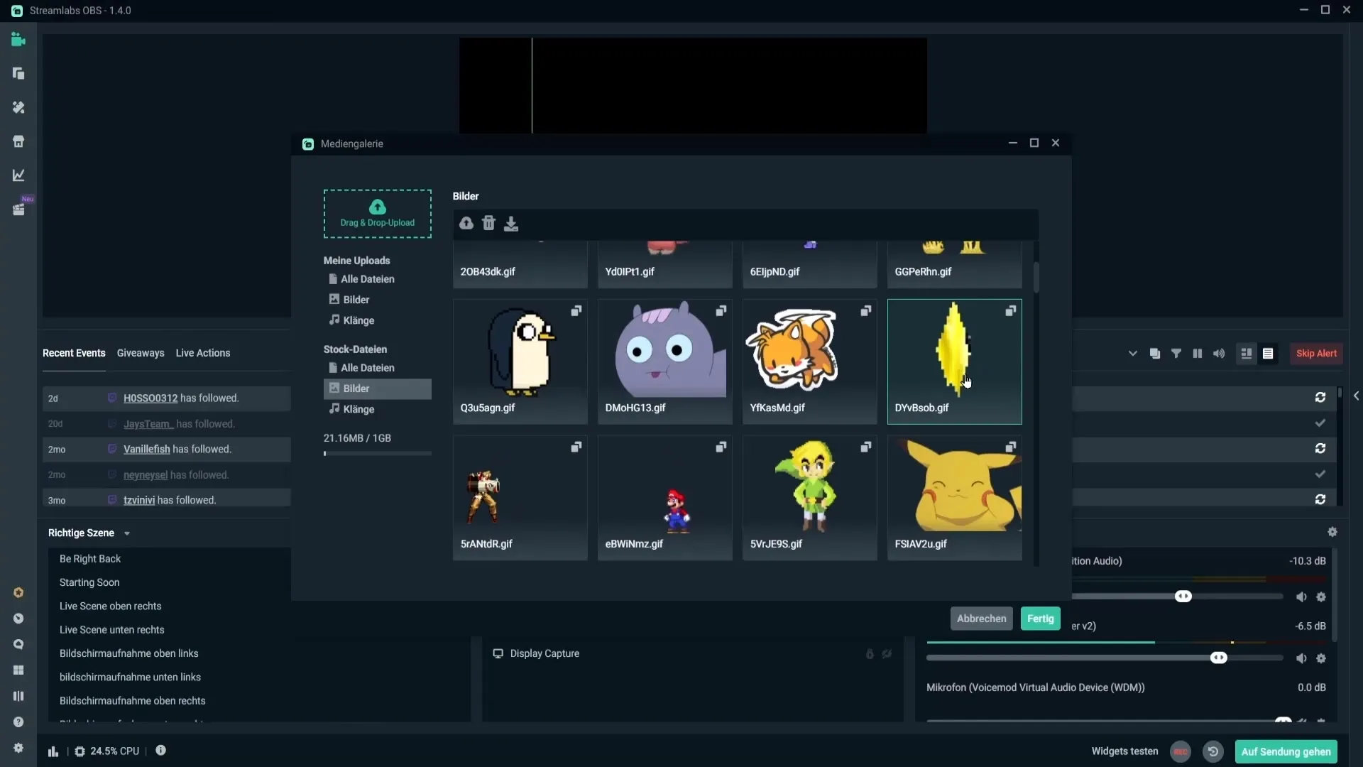 Insertar banners de patrocinadores de manera efectiva en Streamlabs OBS