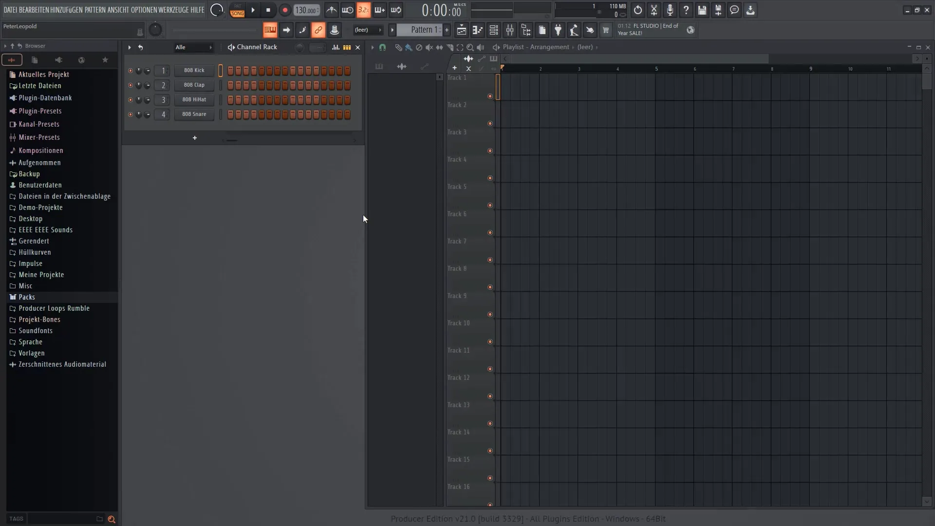 FL Studio 21: 사용자 인터페이스 소개
