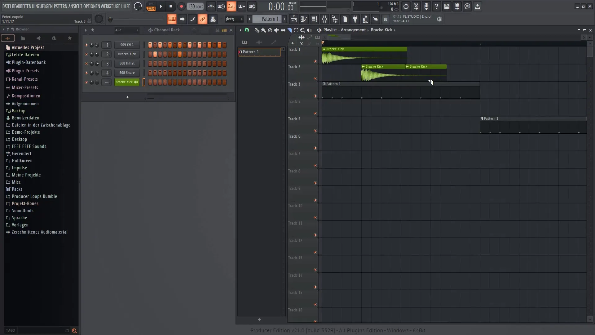 FL Studio 21: 사용자 인터페이스 소개