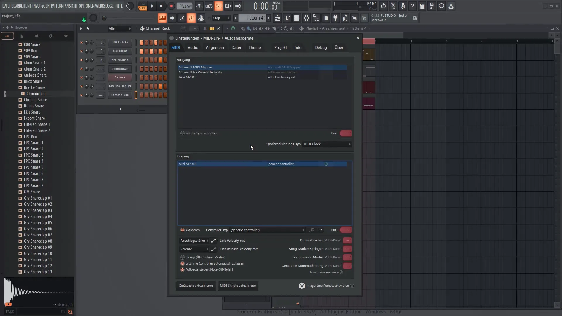 FL Studio 21: Optimal settings for your music production