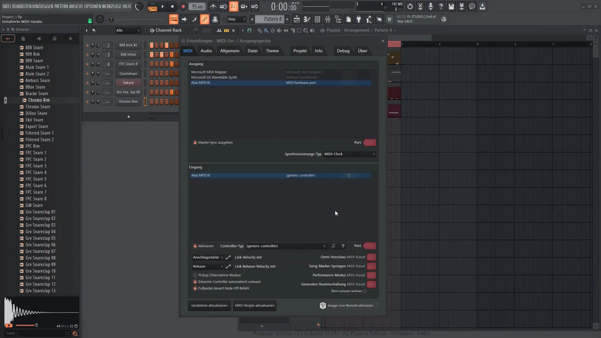 FL Studio 21: Optimal settings for your music production