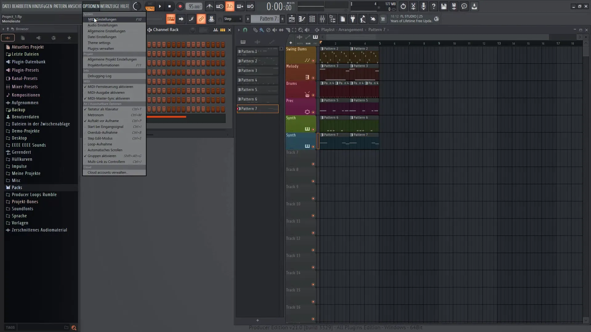 FL Studio 21 - 하드웨어 연결 및 플러그인 관리