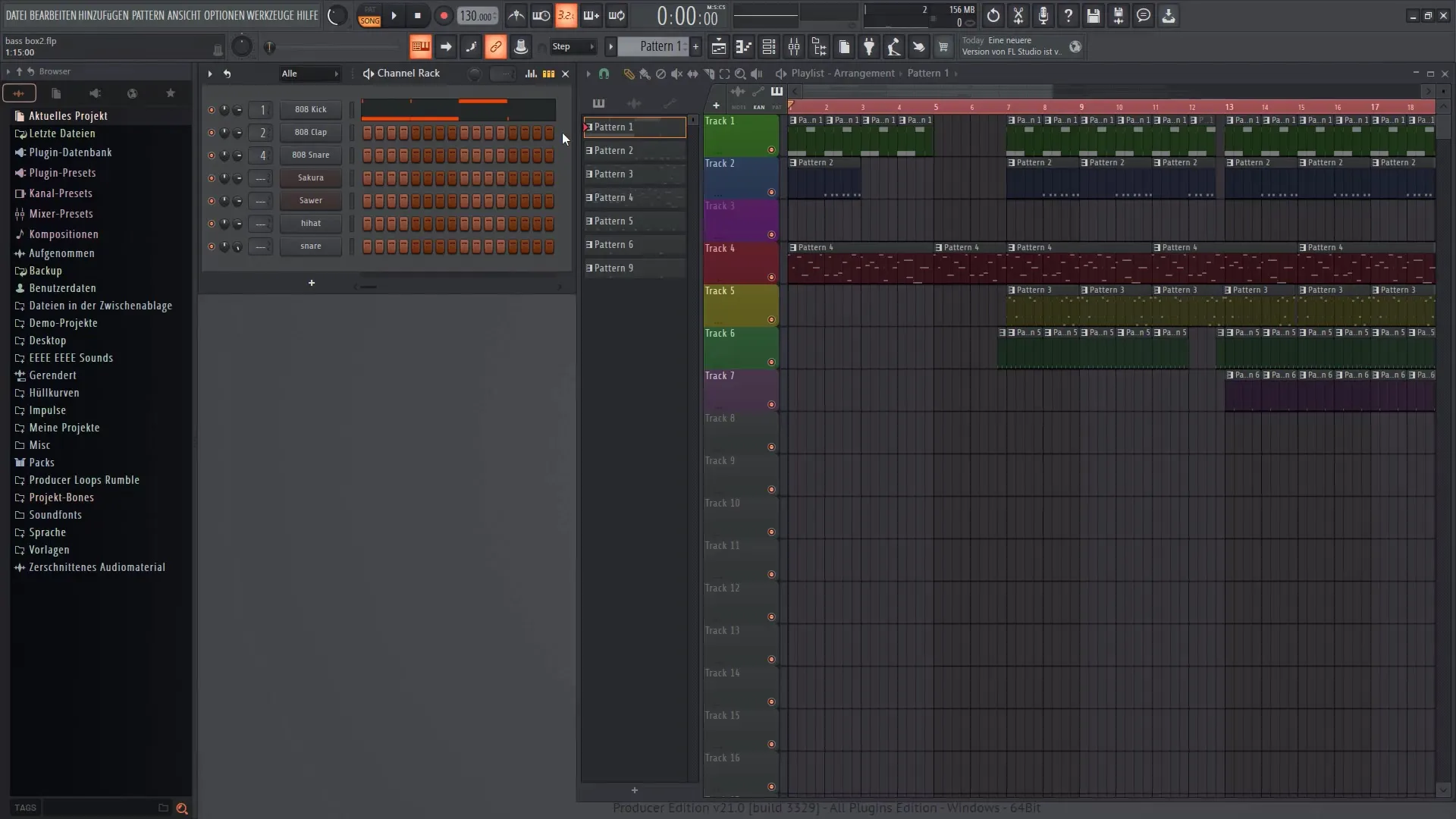 FL Studio 21 - 스텝 시퀀서 및 재생목록을 효과적으로 사용하기