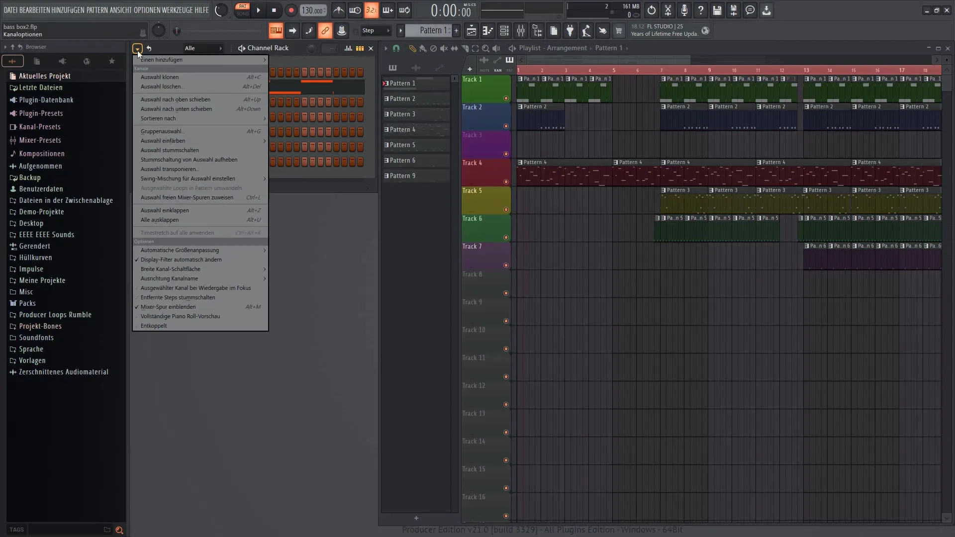 FL Studio 21 - 스텝 시퀀서 및 재생목록을 효과적으로 사용하기