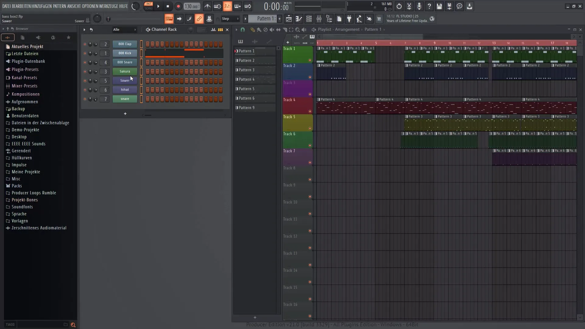 FL Studio 21 - 스텝 시퀀서 및 재생목록을 효과적으로 사용하기