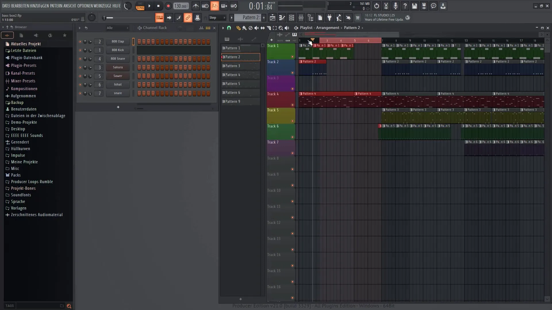 FL Studio 21 - 스텝 시퀀서 및 재생목록을 효과적으로 사용하기