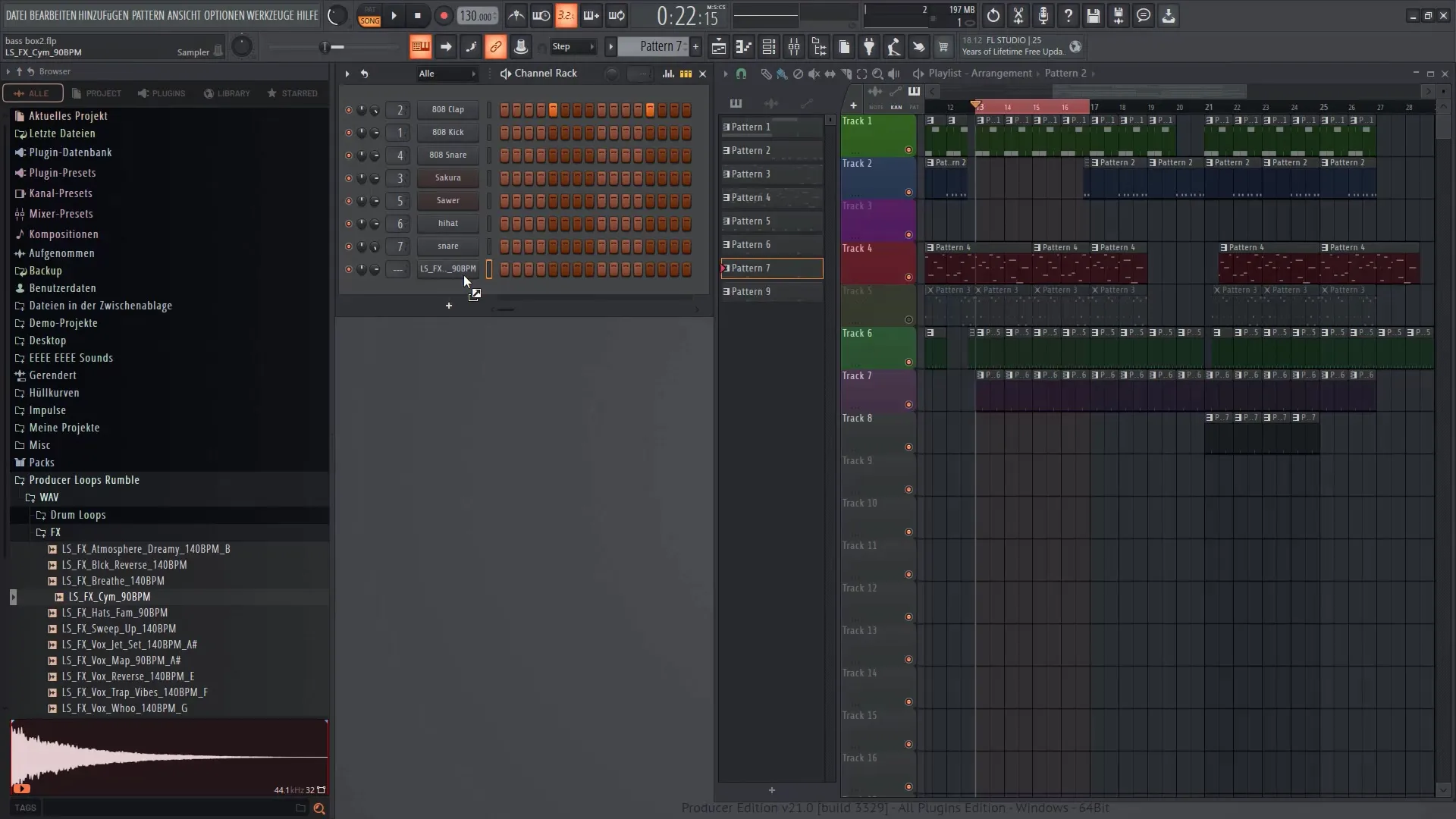 FL Studio 21 튜토리얼: 브라우저와 패턴을 효율적으로 사용하기