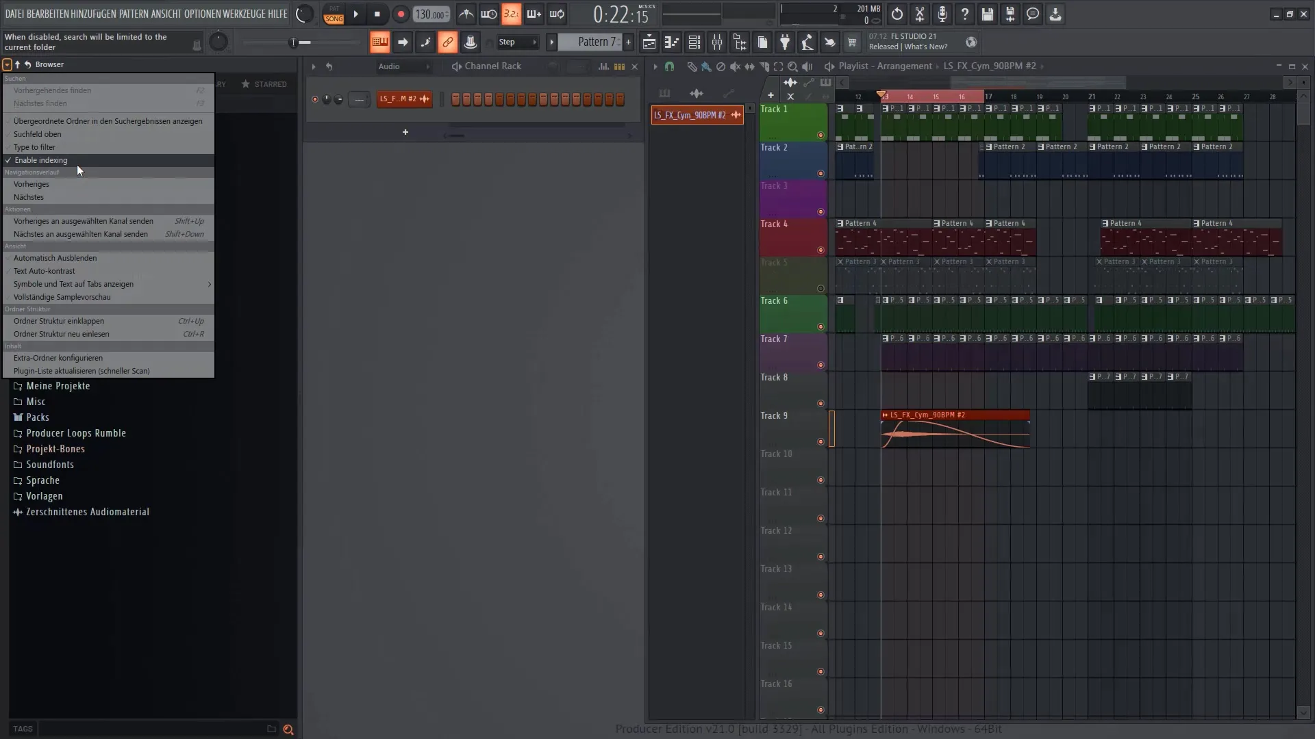 FL Studio 21 튜토리얼: 브라우저와 패턴을 효율적으로 사용하기