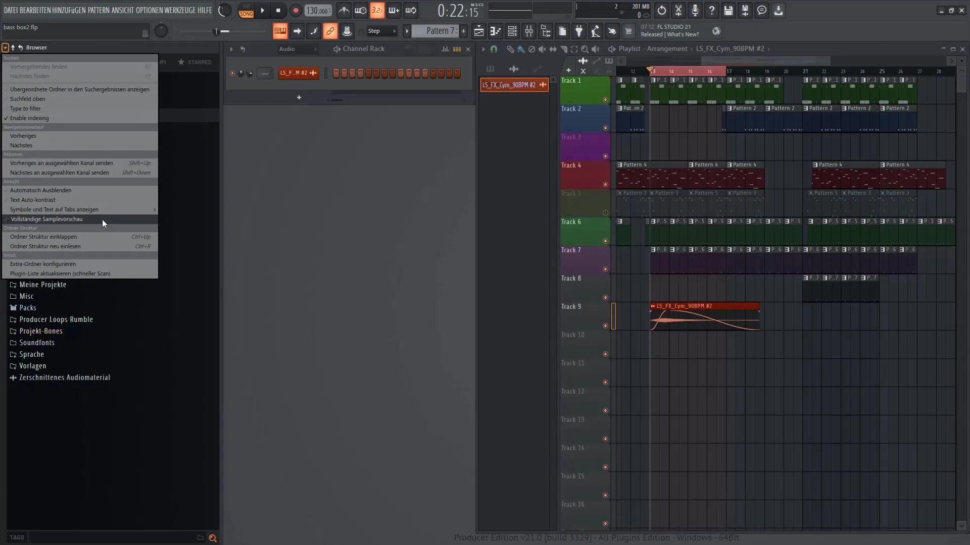 FL Studio 21 튜토리얼: 브라우저와 패턴을 효율적으로 사용하기