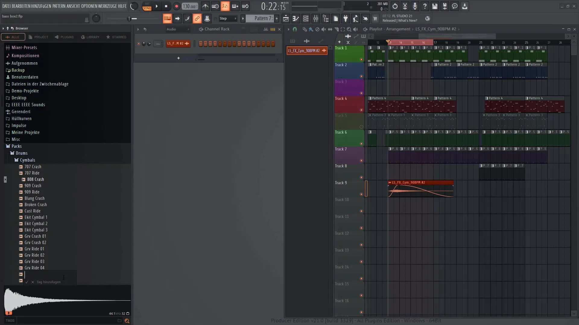 FL Studio 21 튜토리얼: 브라우저와 패턴을 효율적으로 사용하기