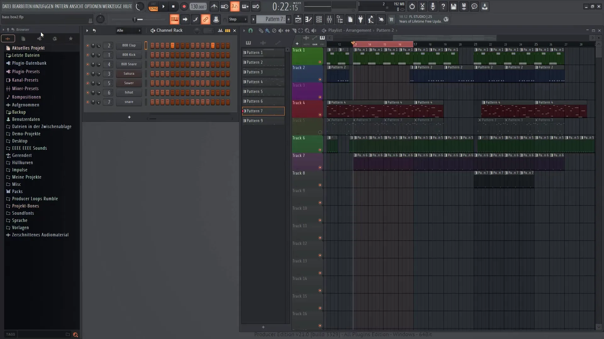 FL Studio 21 튜토리얼: 브라우저와 패턴을 효율적으로 사용하기
