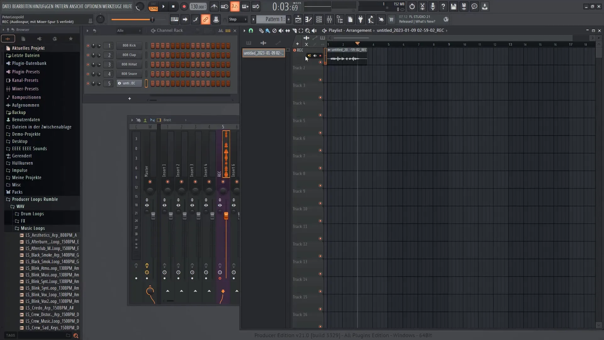 FL Studio 21 튜토리얼: 에디슨의 효과적인 사용, 슬라이싱 및 레코딩하기