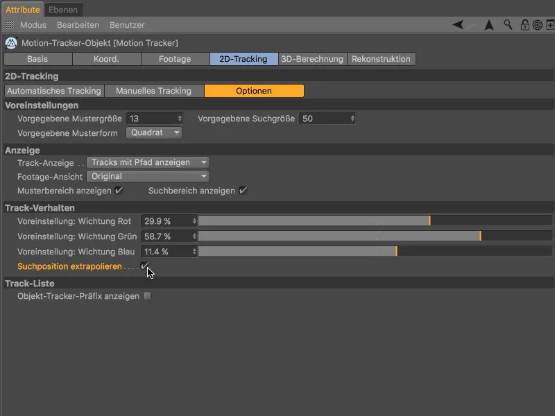 Nieuw in release 19 - Scène reconstructie met de motion tracker.