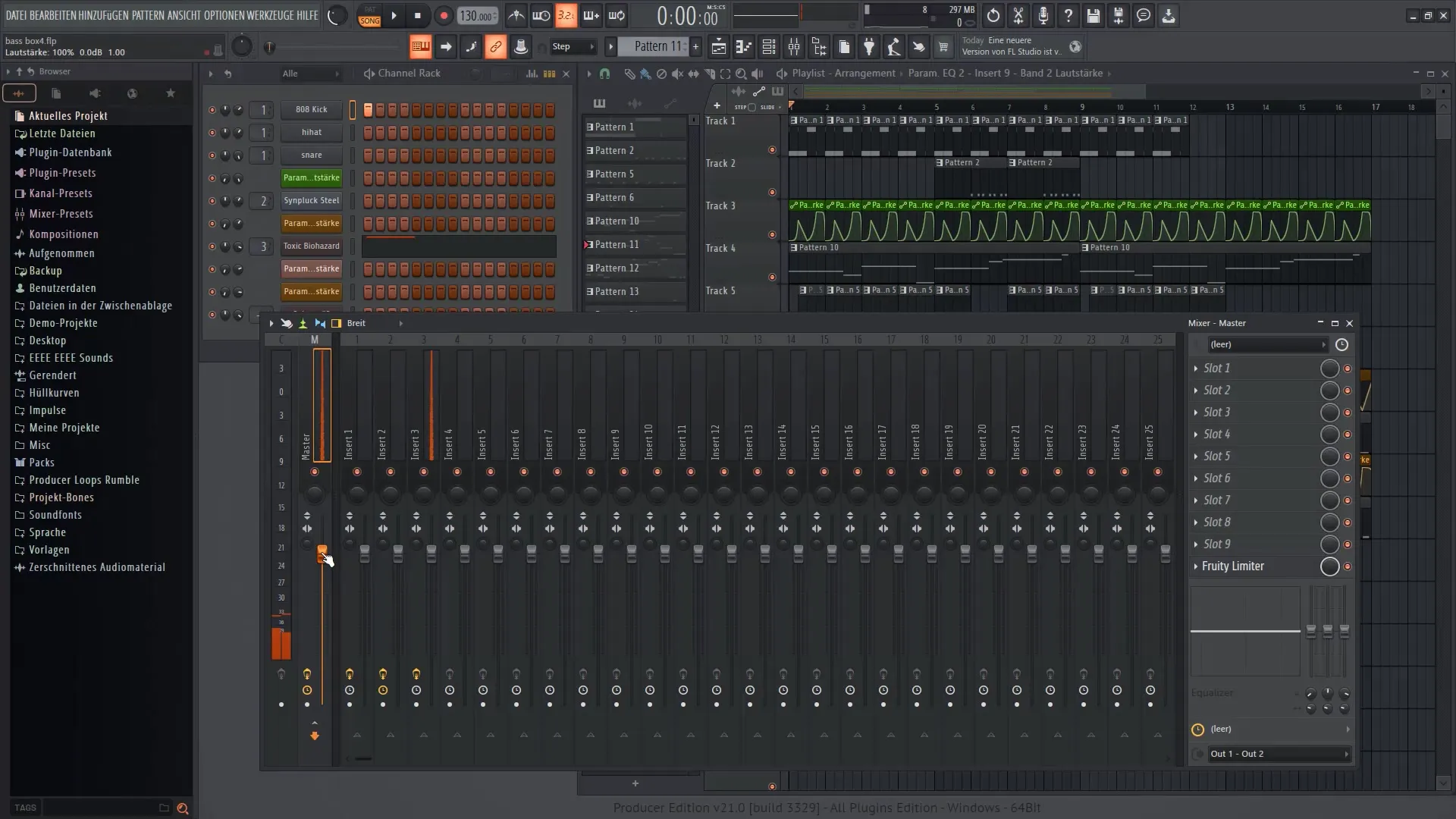 FL Studio 21: Mezclador para producciones musicales creativas