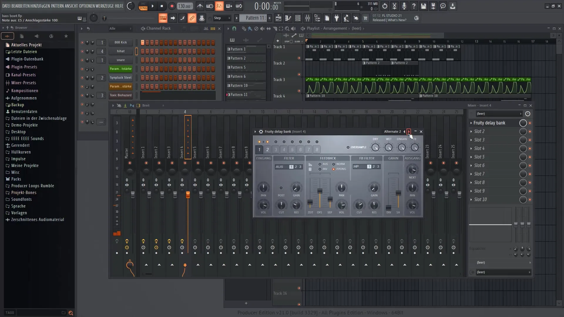 FL Studio 21: Mezclador para producciones musicales creativas