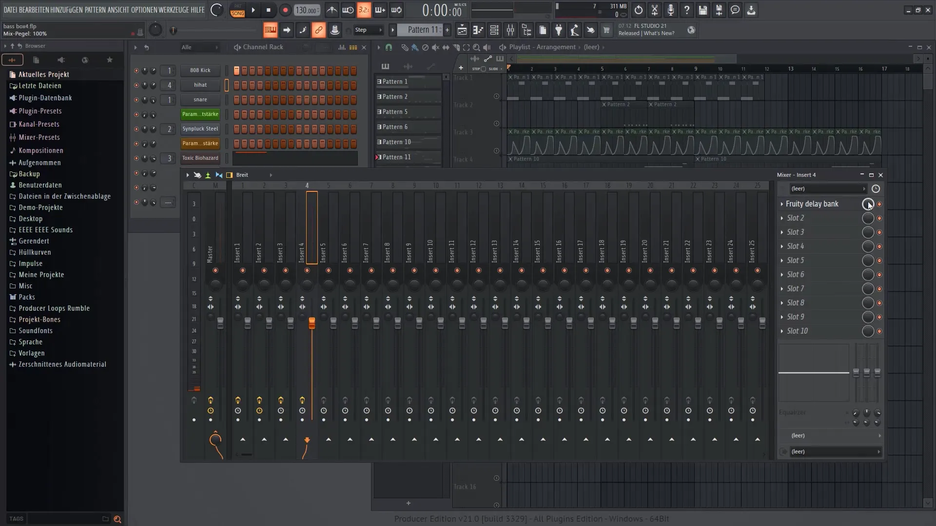 FL Studio 21: Mezclador para producciones musicales creativas