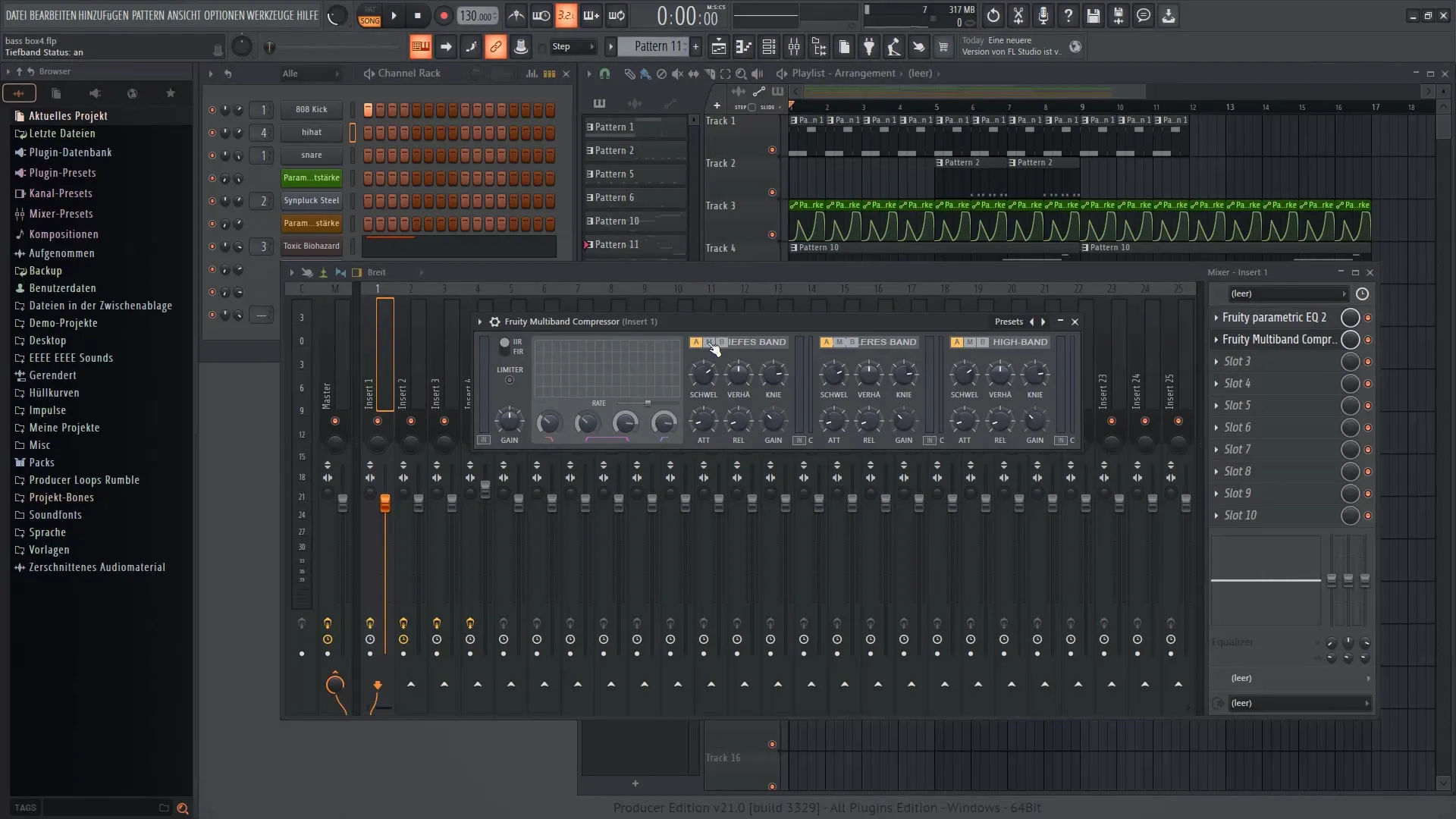 FL Studio 21: Mezclador para producciones musicales creativas