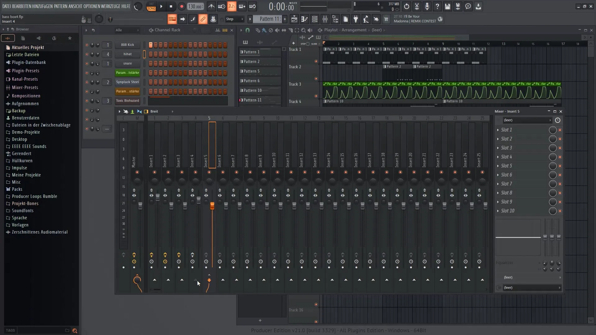 FL Studio 21: Mezclador para producciones musicales creativas