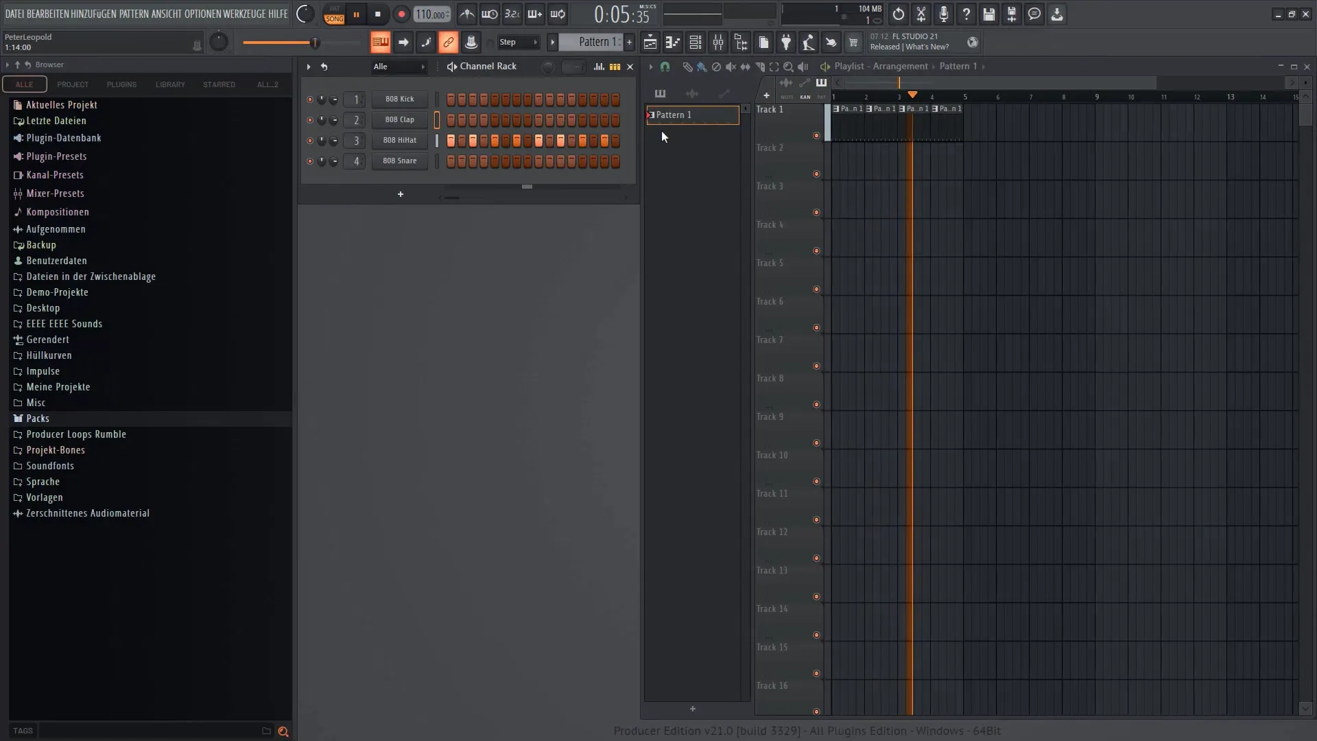 Täiuslik ettevalmistus oma muusikatootmise jaoks FL Studio 21-s