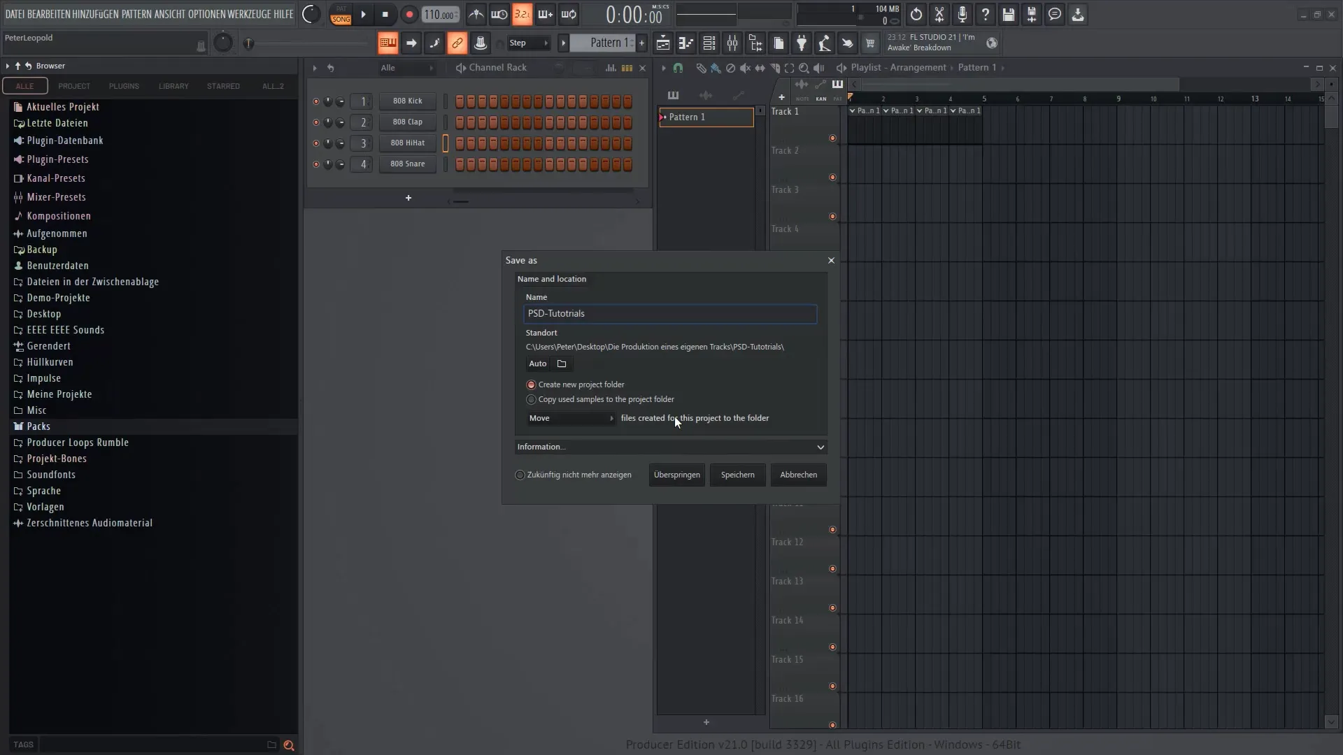 Täiuslik ettevalmistus oma muusikatootmise jaoks FL Studio 21-s