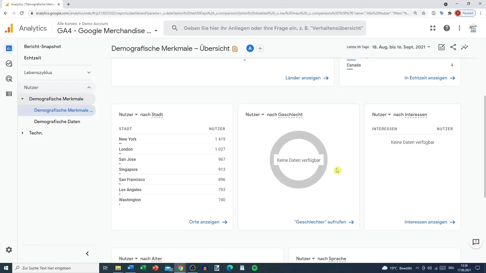 Analýza demografických charakteristík v Google Analytics