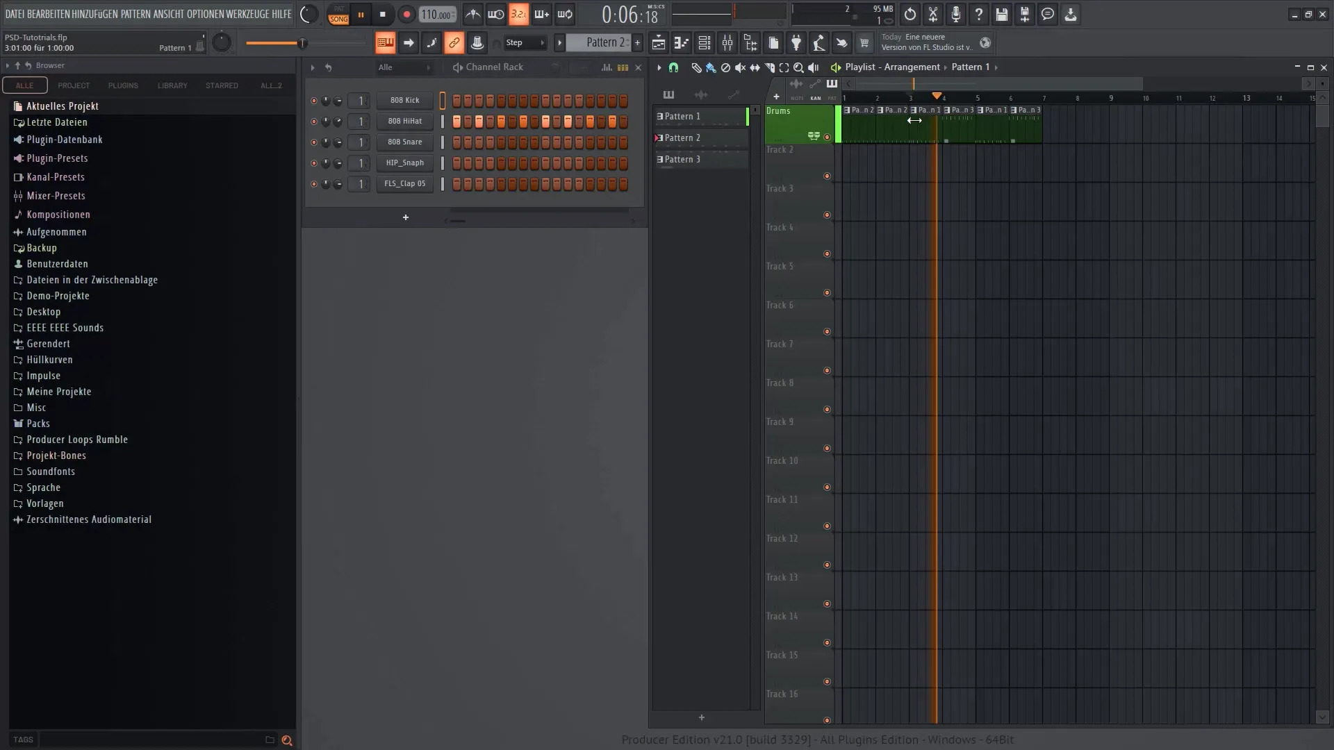 FL Studio 21에서 멜로디 작곡 및 하모니 편곡하기