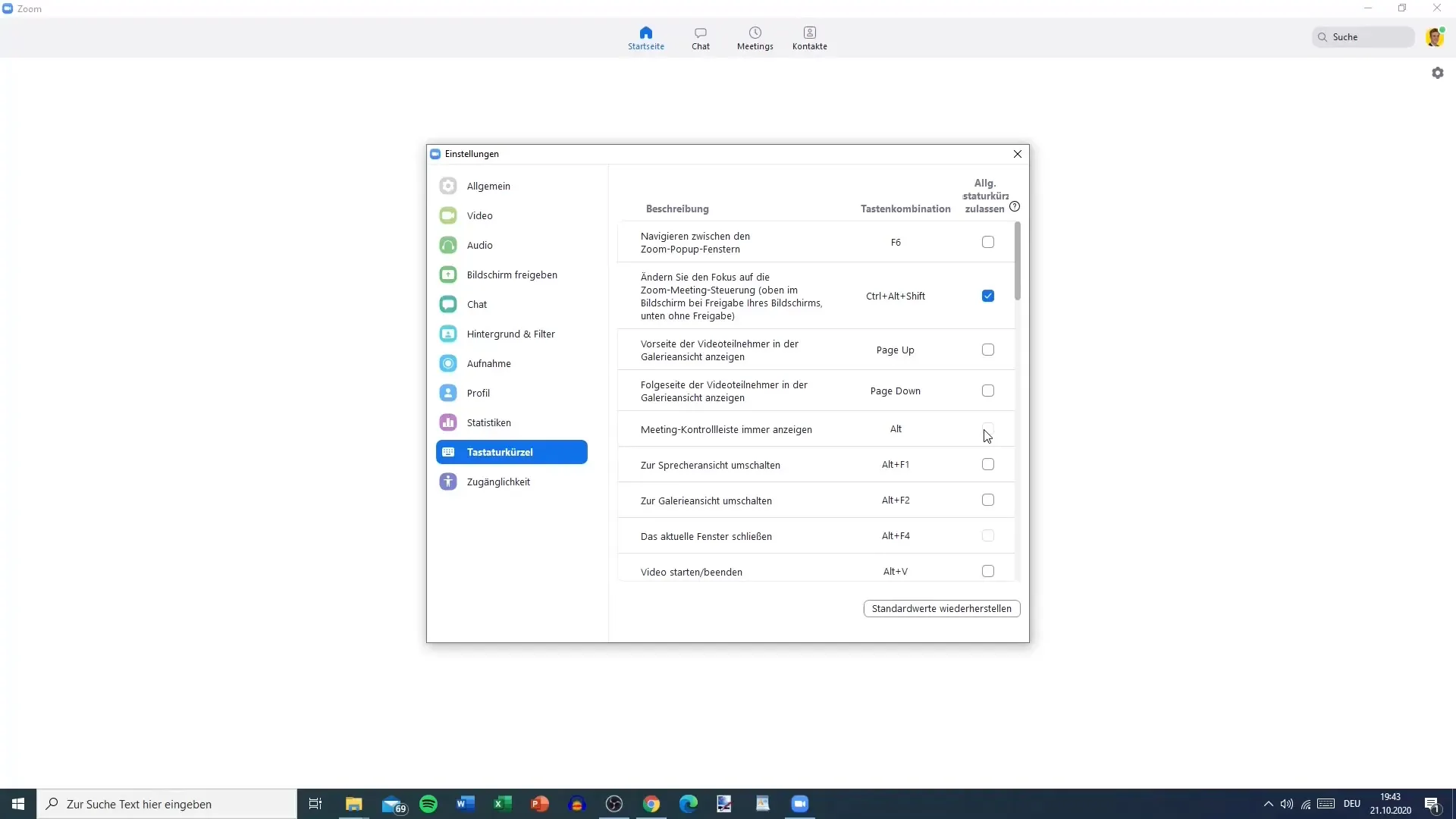 Raccourcis clavier Zoom efficaces pour les réunions