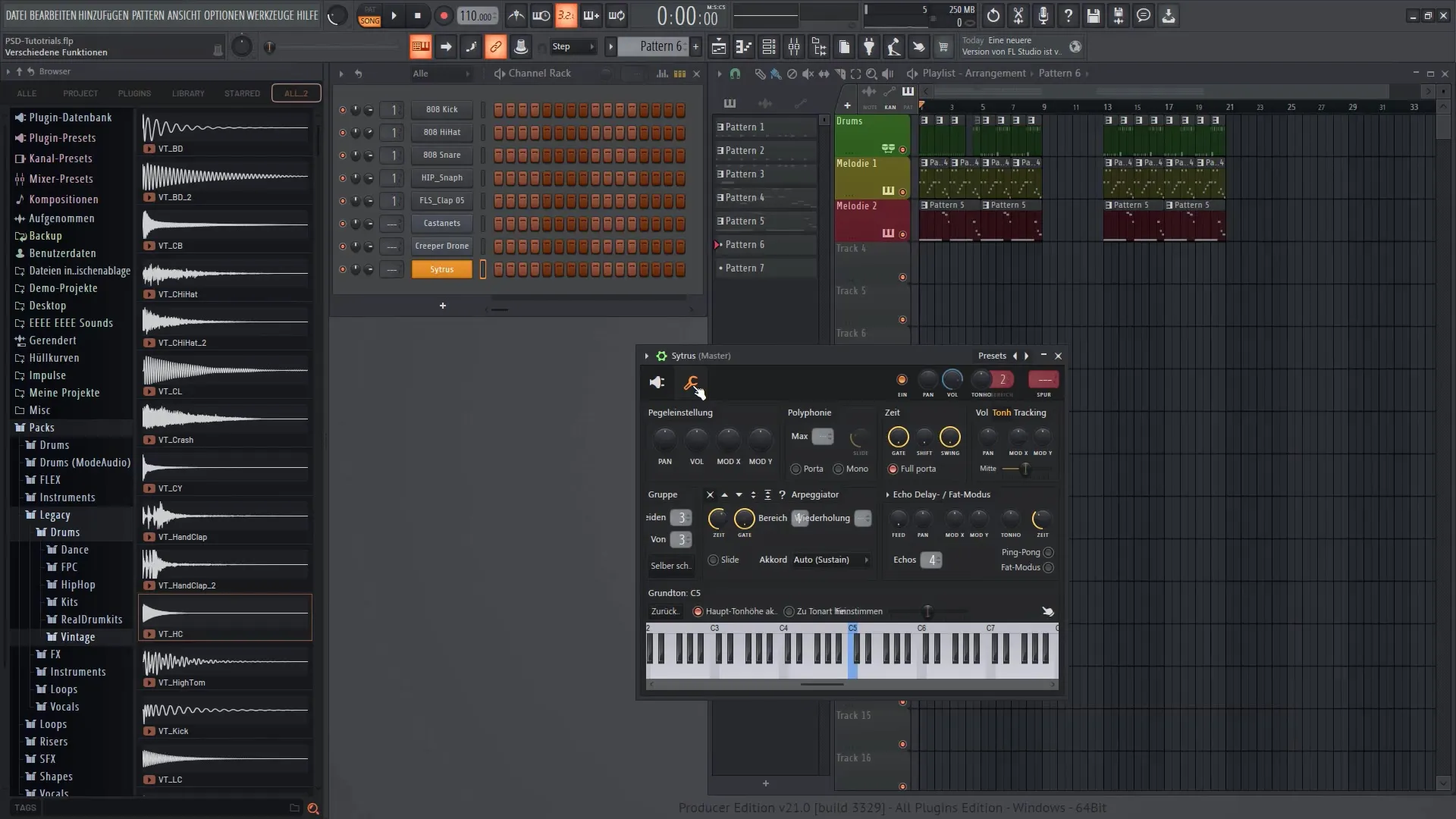 FL Studio 21 - 트랙을 위한 복잡한 멜로디 만들기