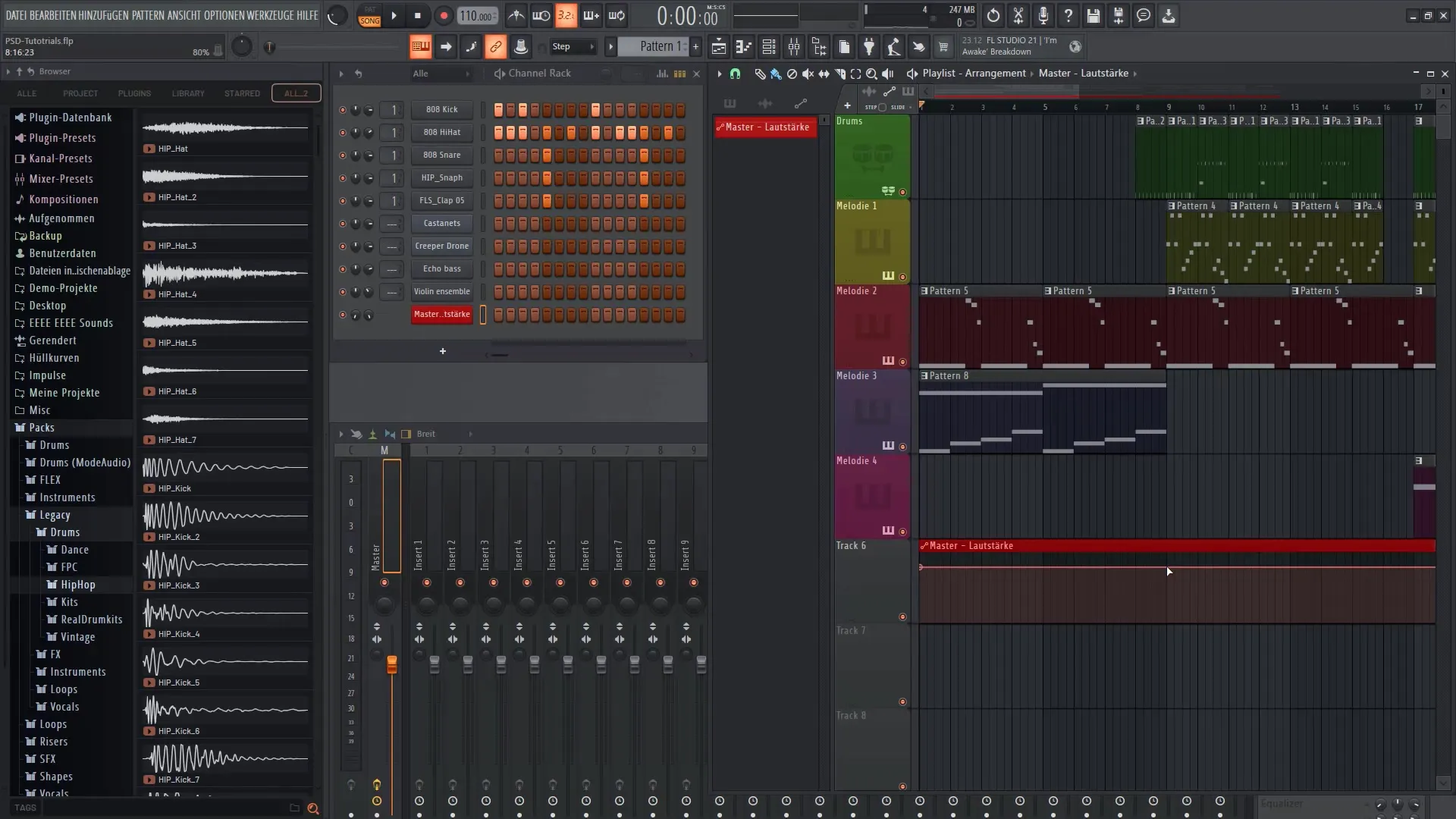 FL Studio 21 - 트랙의 클립 및 효과 자동화