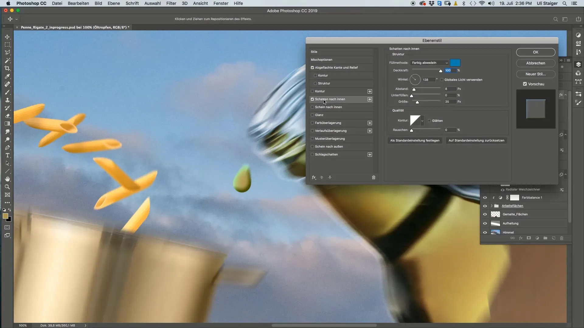Creare gocce d'olio realistiche in Photoshop Creare gocce d'olio realistiche in Photoshop