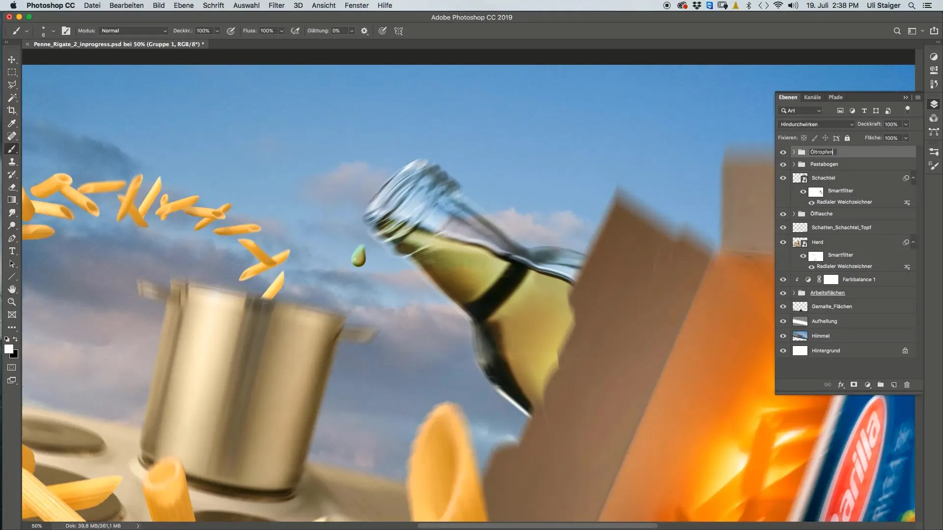 Creare gocce d'olio realistiche in Photoshop Creare gocce d'olio realistiche in Photoshop