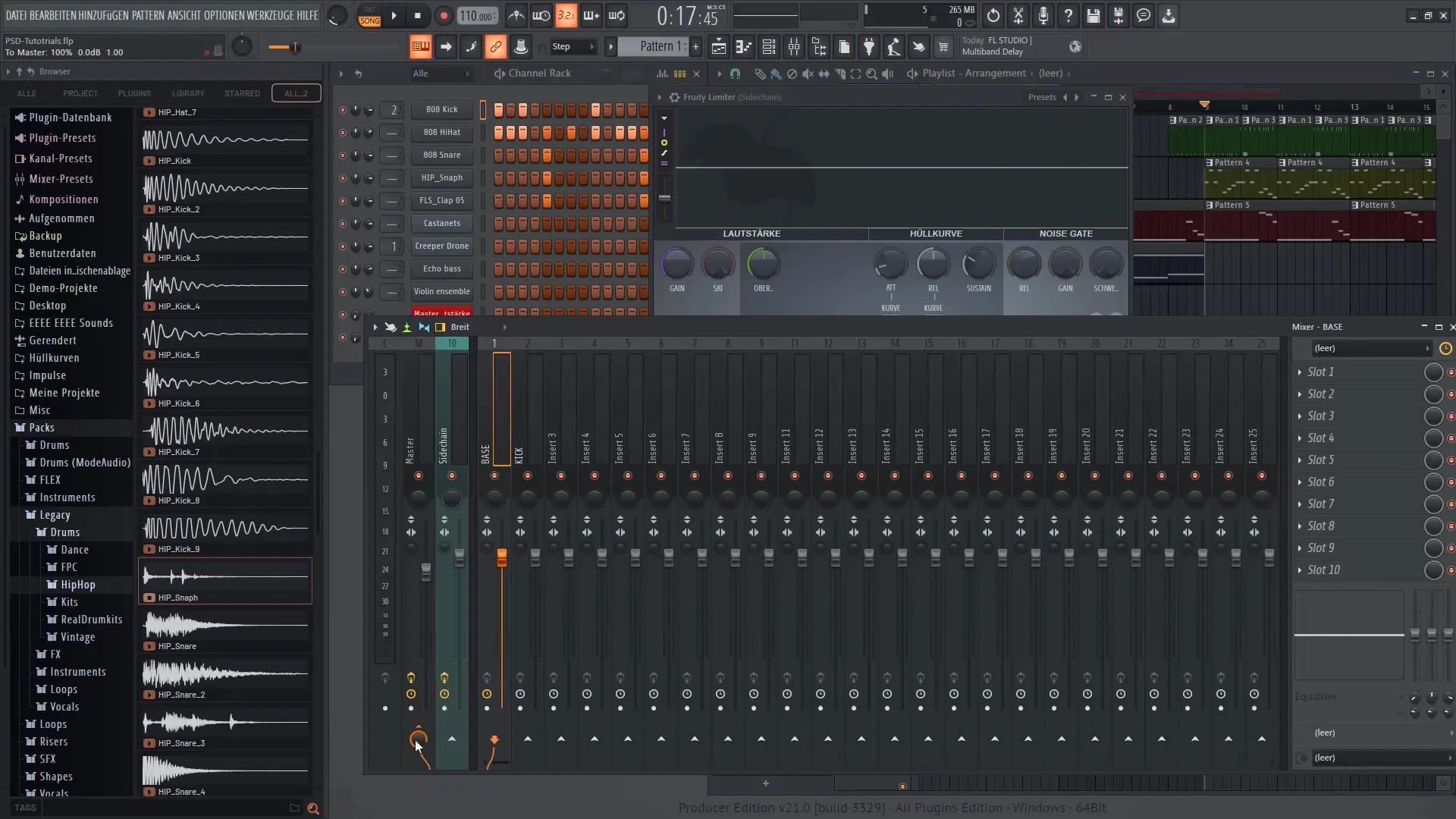 FL Studio 21의 마스터 사이드 체인: 사운드 향상을 위한 종합 가이드