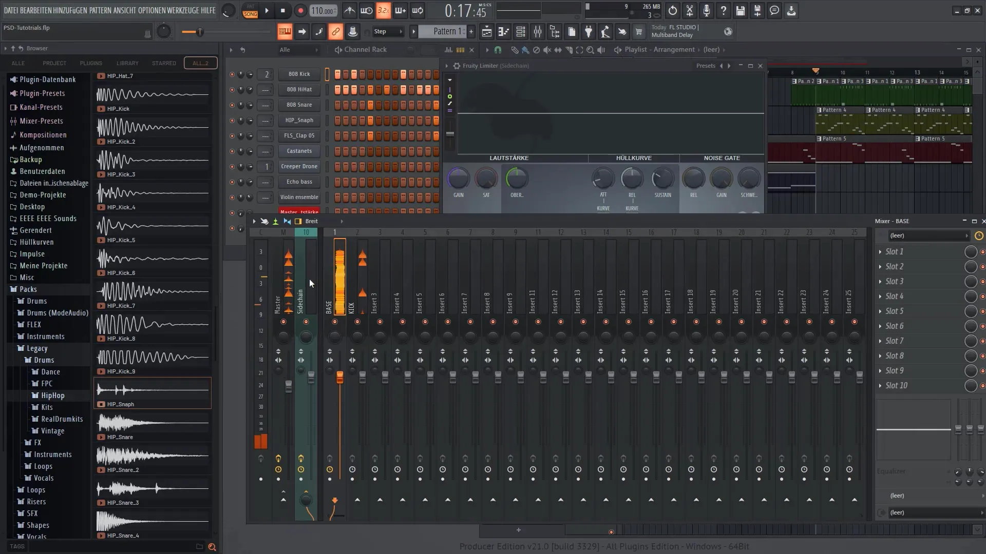 FL Studio 21의 마스터 사이드 체인: 사운드 향상을 위한 종합 가이드