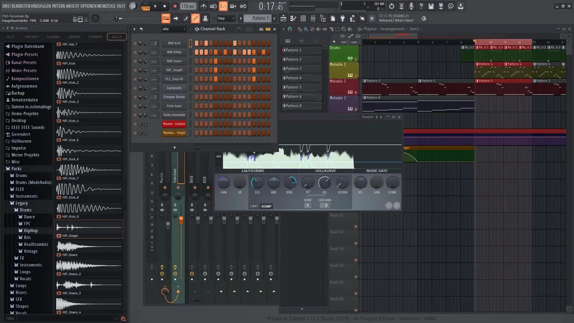 FL Studio 21의 마스터 사이드 체인: 사운드 향상을 위한 종합 가이드