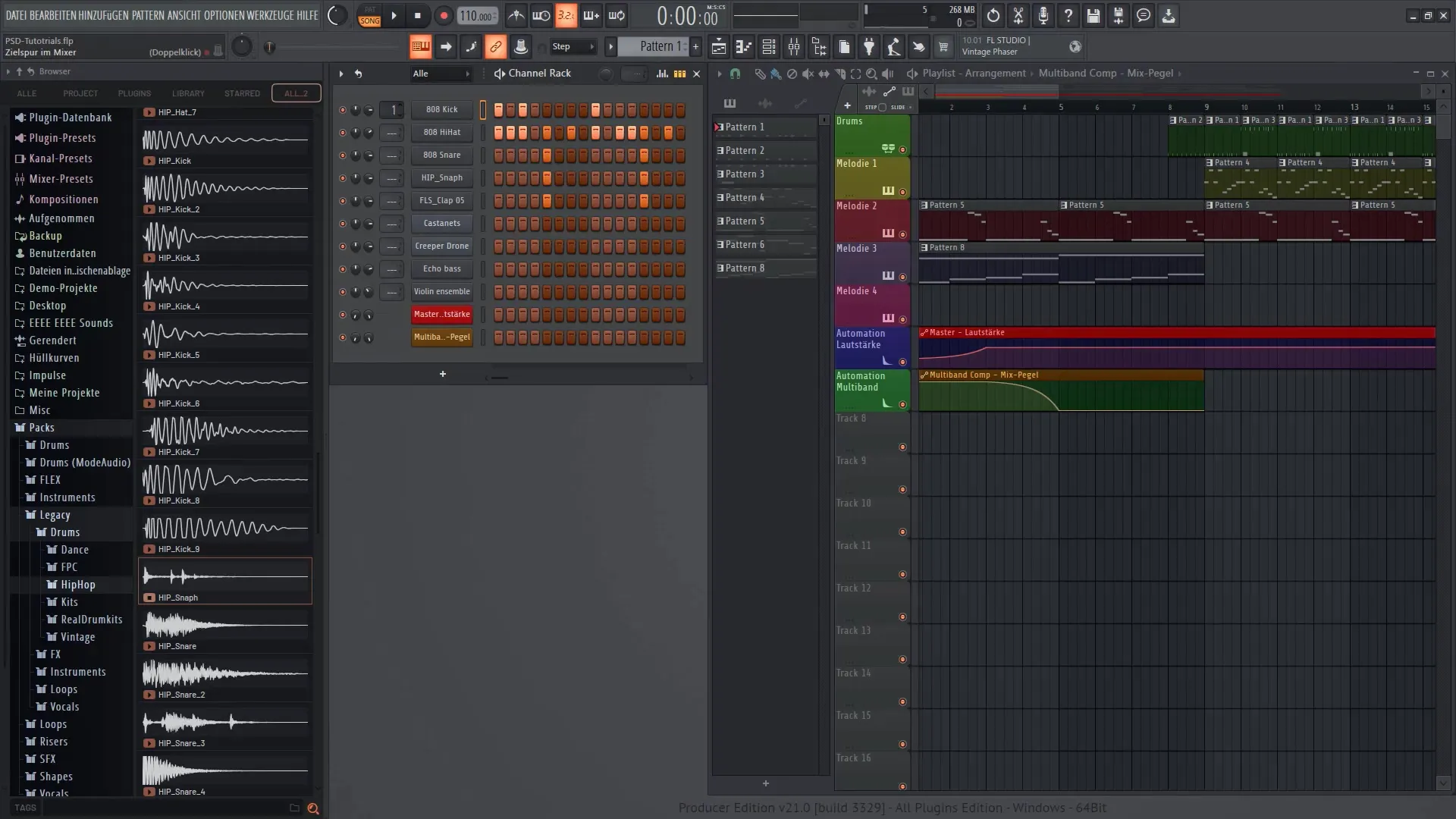 FL Studio 21의 마스터 사이드 체인: 사운드 향상을 위한 종합 가이드