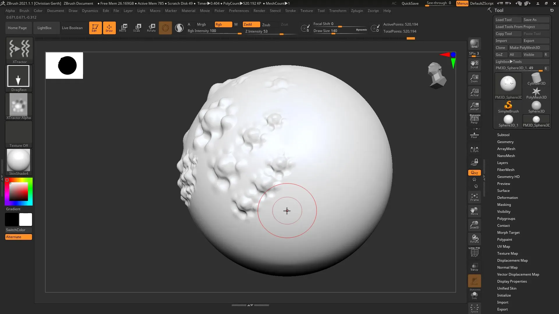 ZBrush X-Tractor Brush – How to Effectively Save Details
