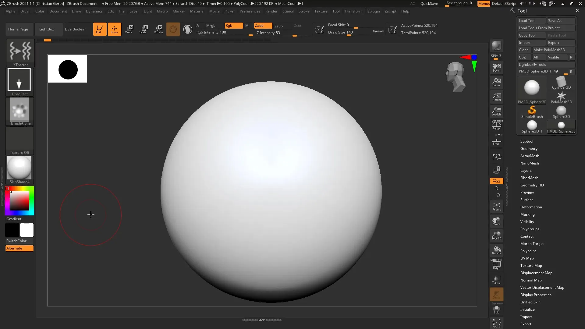 ZBrush X-Tractor Brush – How to effectively save details