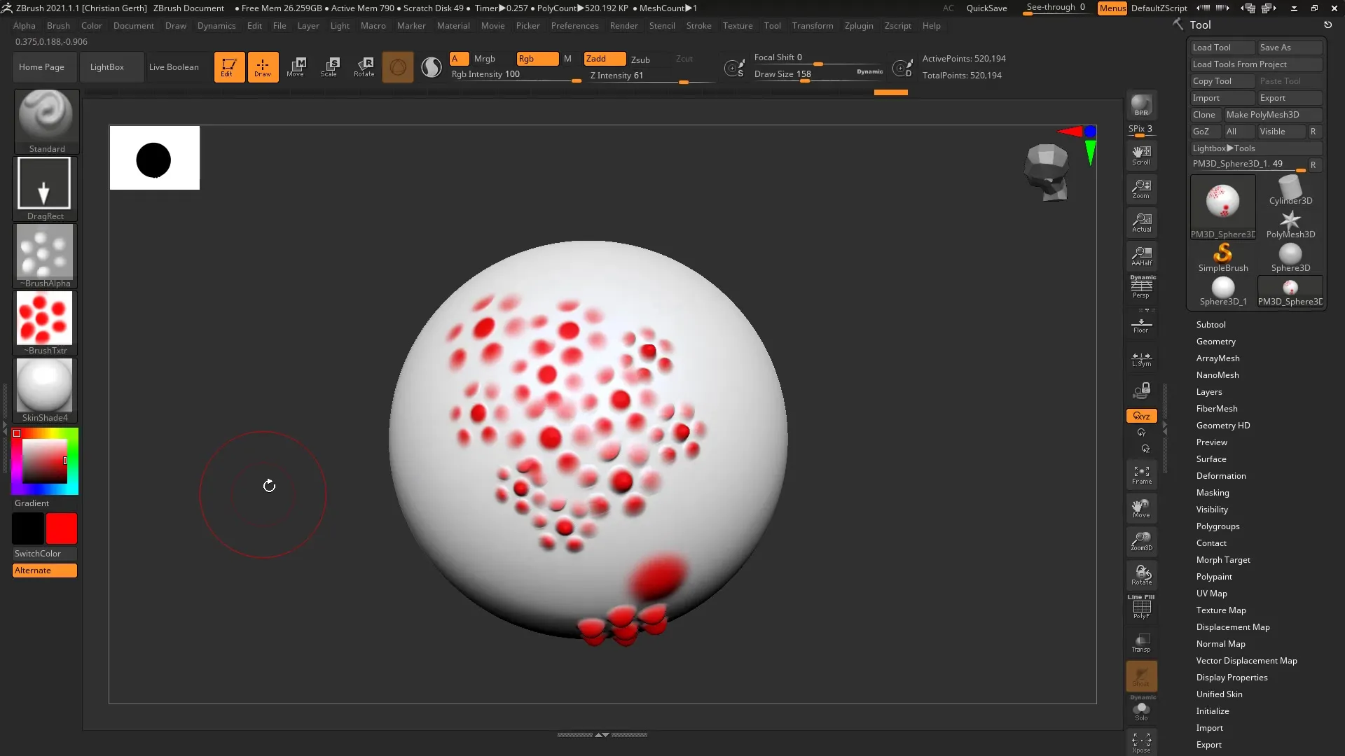 ZBrush X-Tractor Brush – How to save details effectively