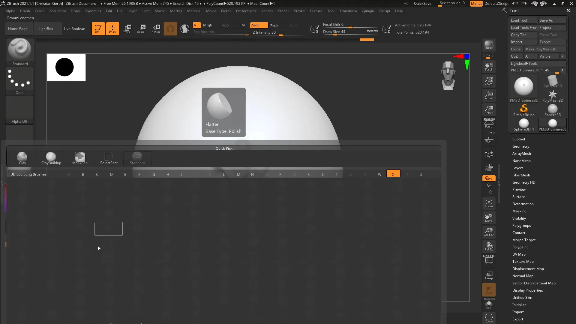 ZBrush X-Tractor Brush – How to effectively save details