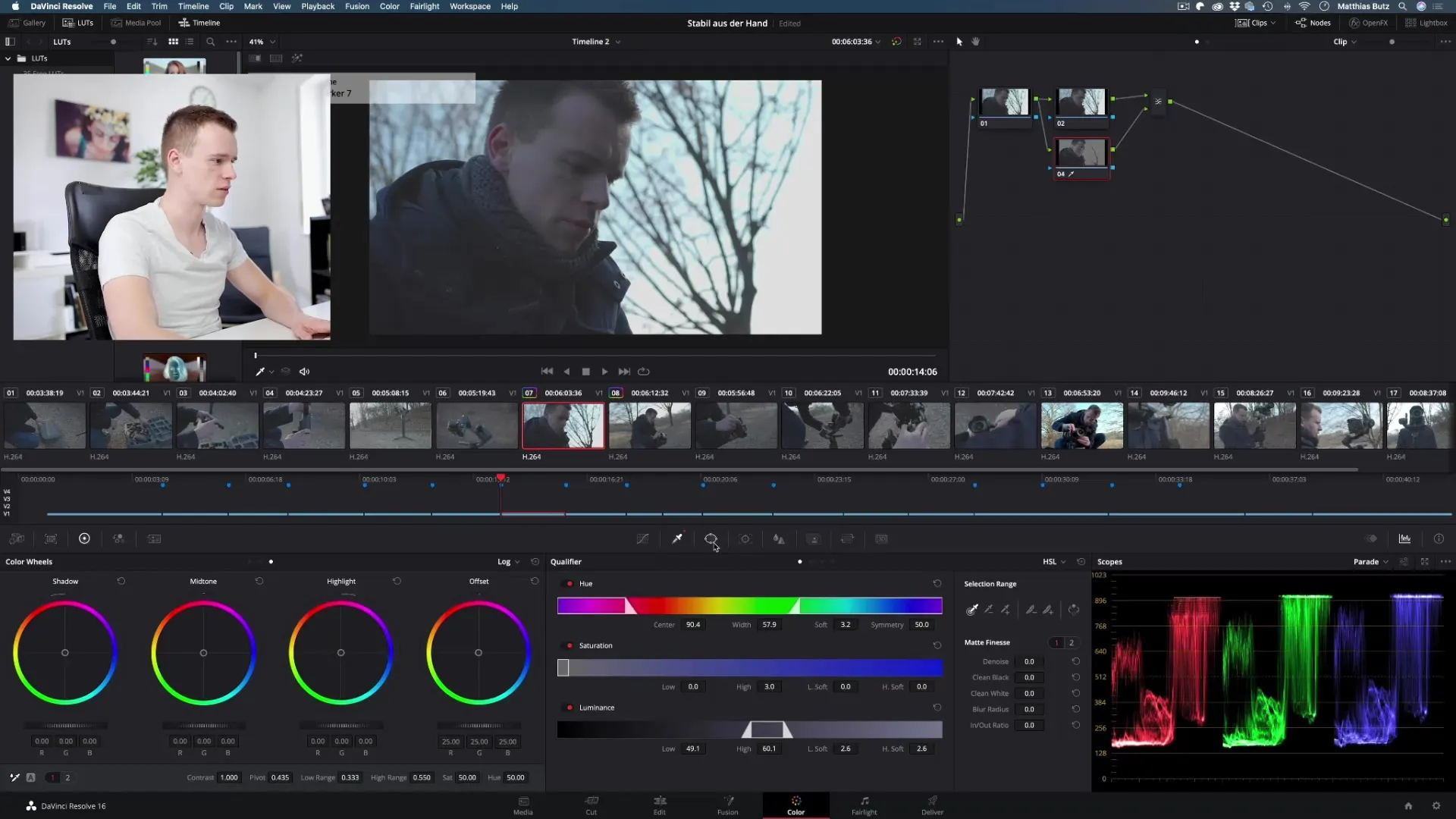 DaVinci Resolve: Renk Düzeltmede Düğümlerin Etkili Kullanımı DaVinci Resolve: Renk Düzeltmede Düğümlerin Etkili Kullanımı