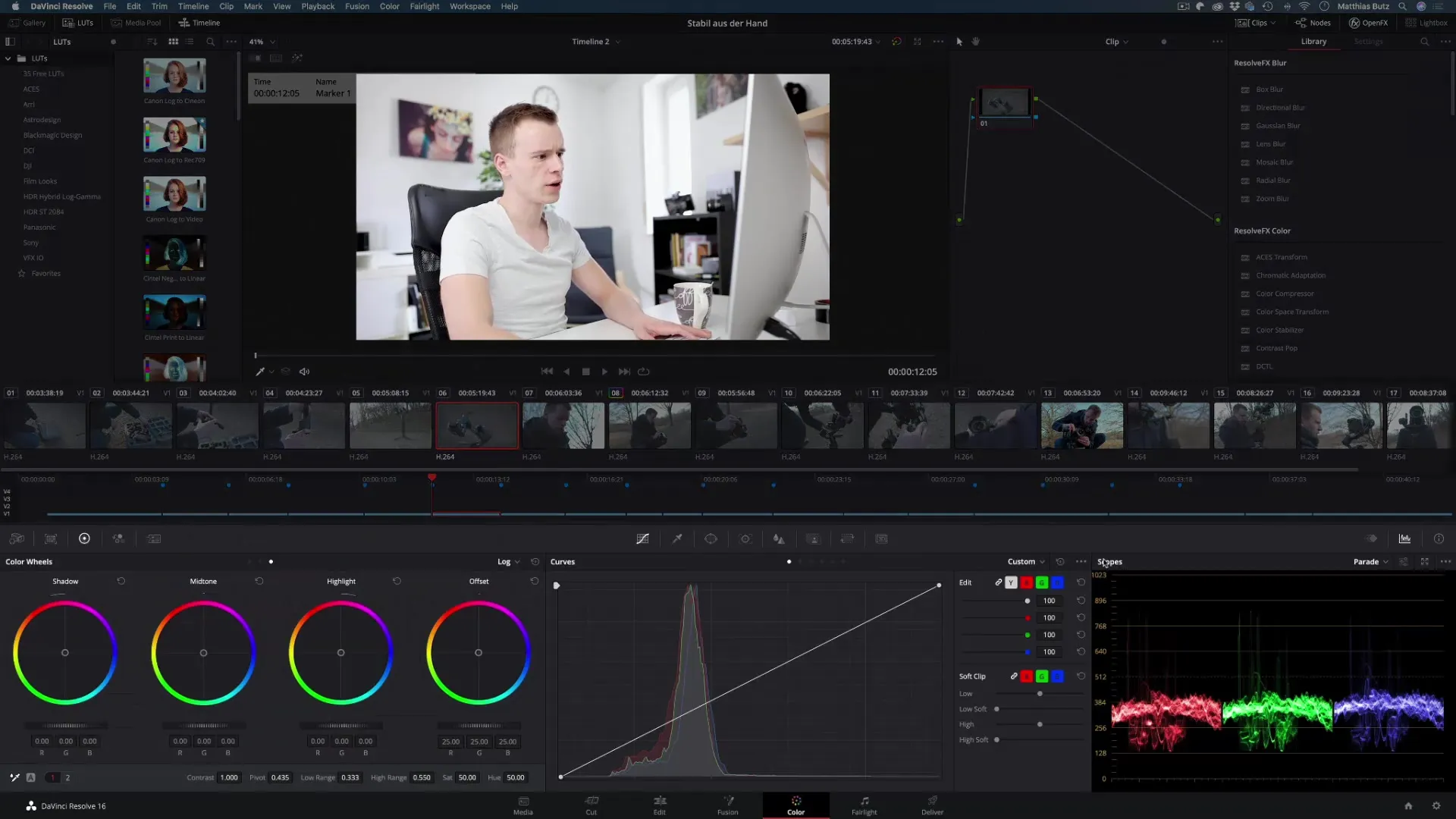 DaVinci Resolve: Renk Düzenlemede Düğümlerin Etkili Kullanımı DaVinci Resolve: Renk Derecelendirmede Düğümlerin Etkili Kullanımı