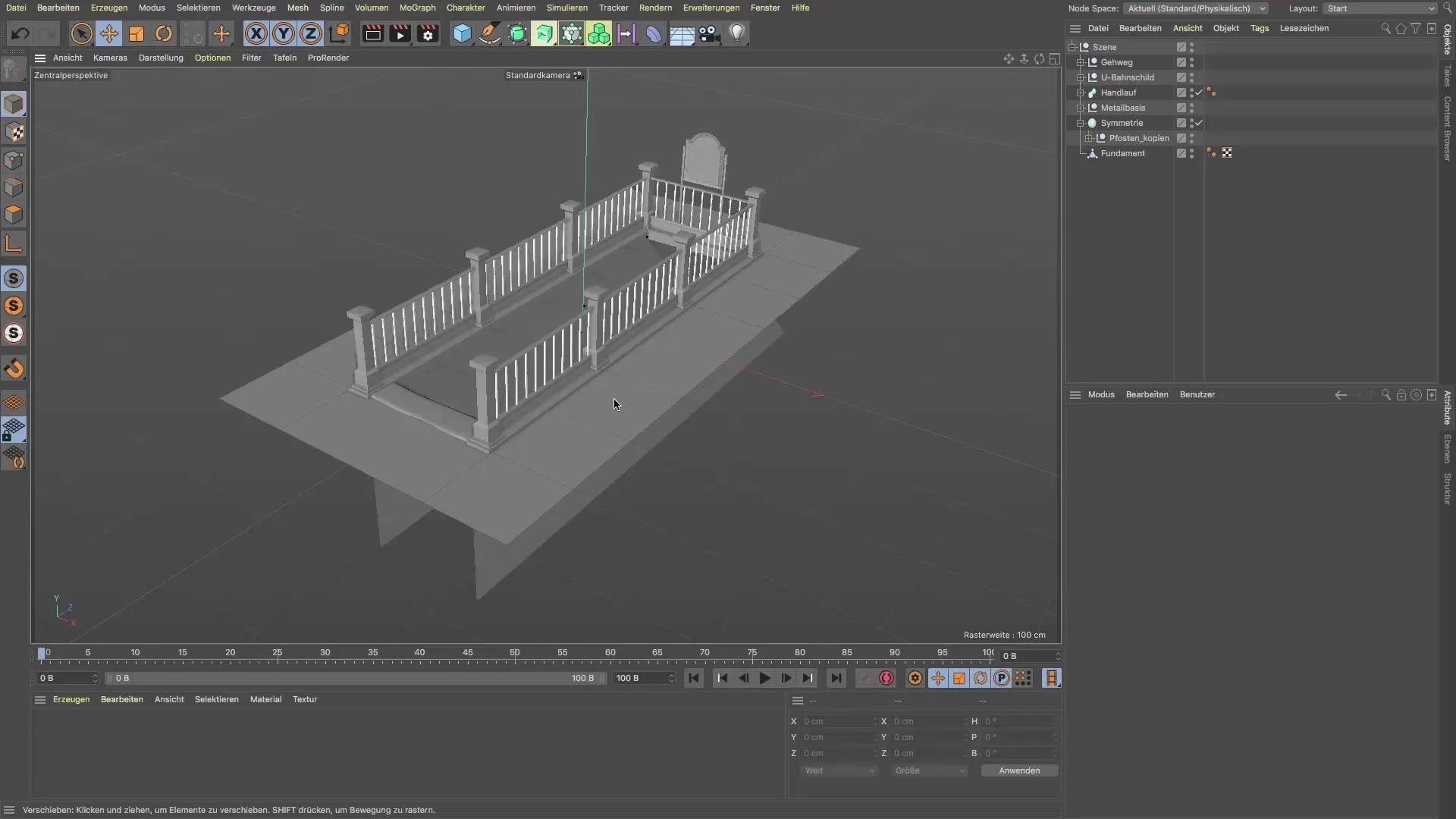 Realistische Randstein-Gestaltung in Cinema 4D