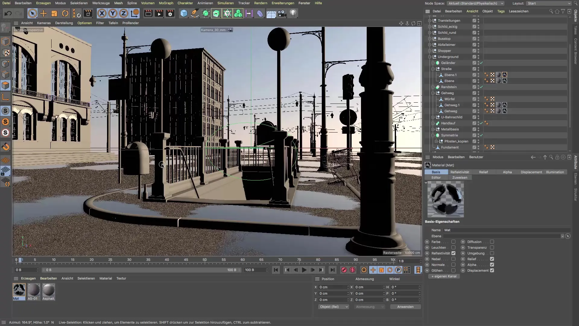 Optimaler Umgang mit den PBR-Materialien in Cinema 4D
