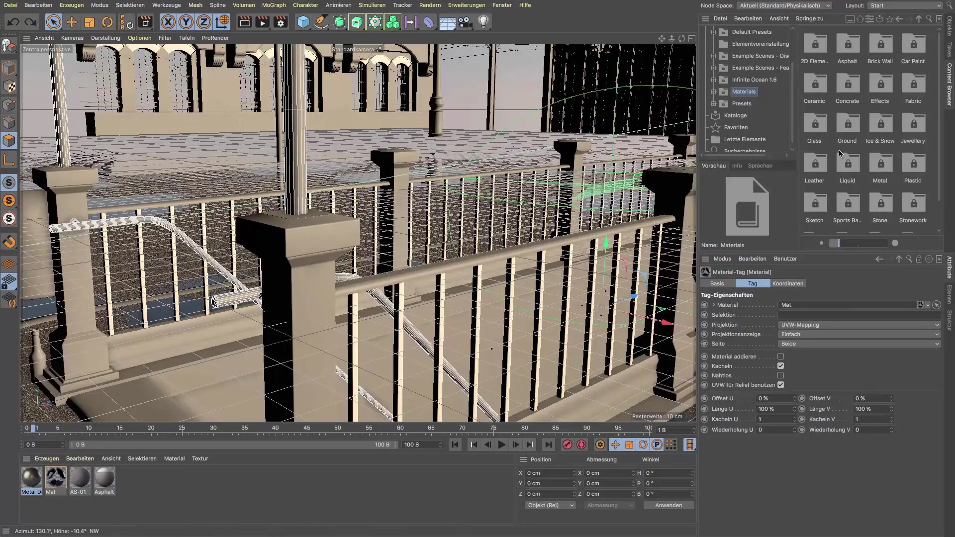 Optimaler Umgang mit den PBR-Materialien in Cinema 4D
