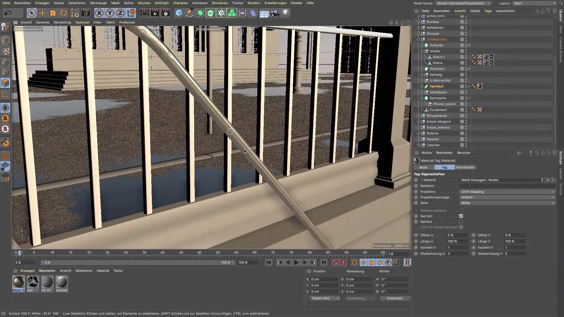 Optimaler Umgang mit den PBR-Materialien in Cinema 4D